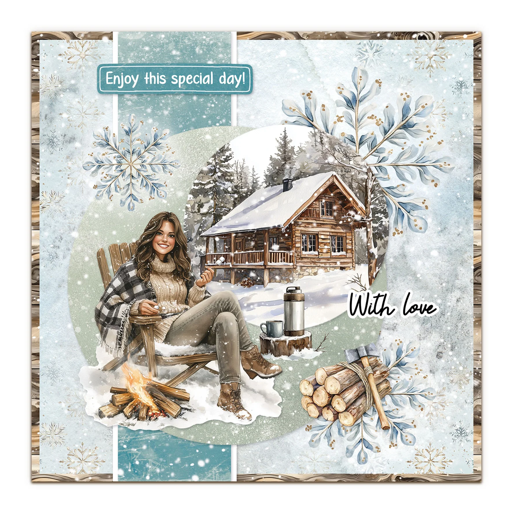 Studio Light Essentials Snowy Winter Days, Winter Woodland & Quiet Morning Complete Collection - Image 8
