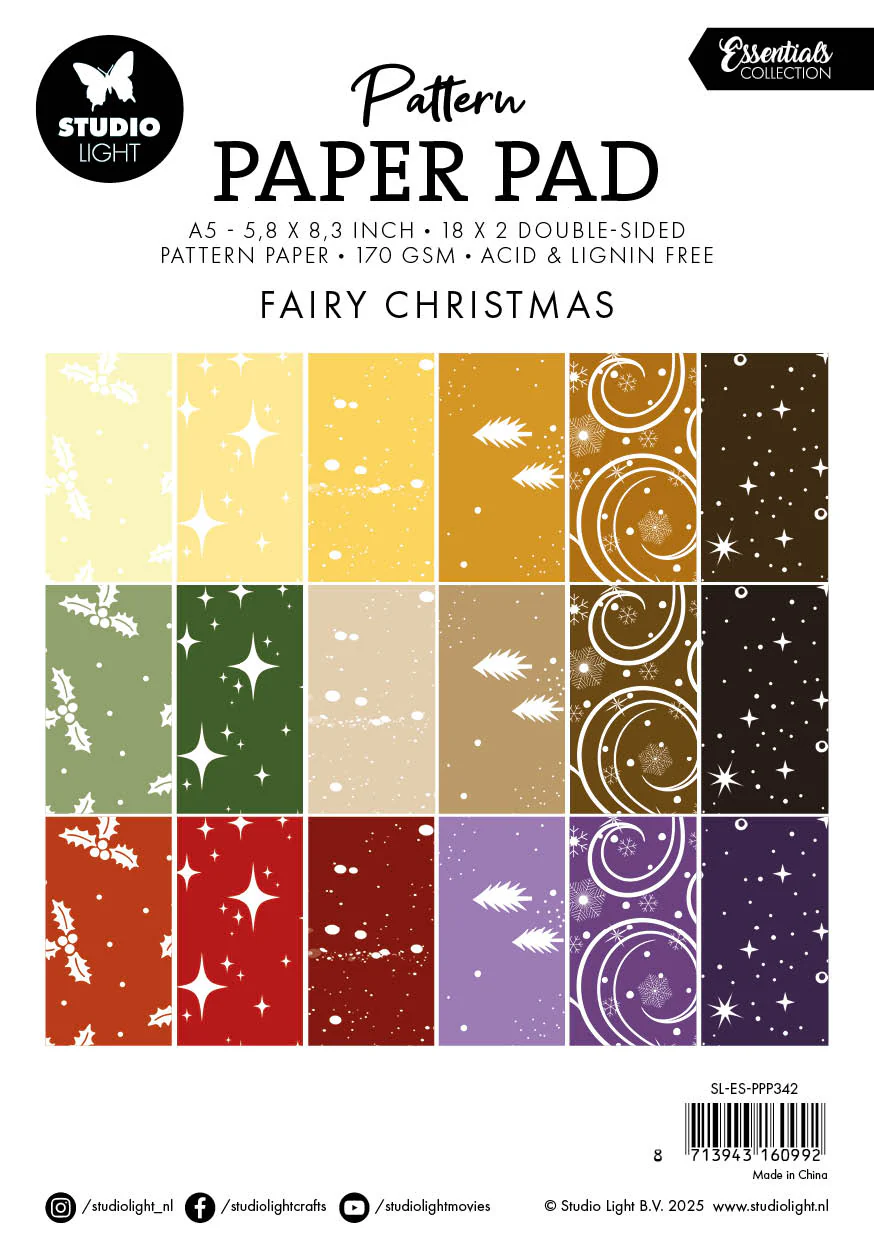 Studio Light Essentials Fairy Christmas Paper Pad Bundle - Image 2