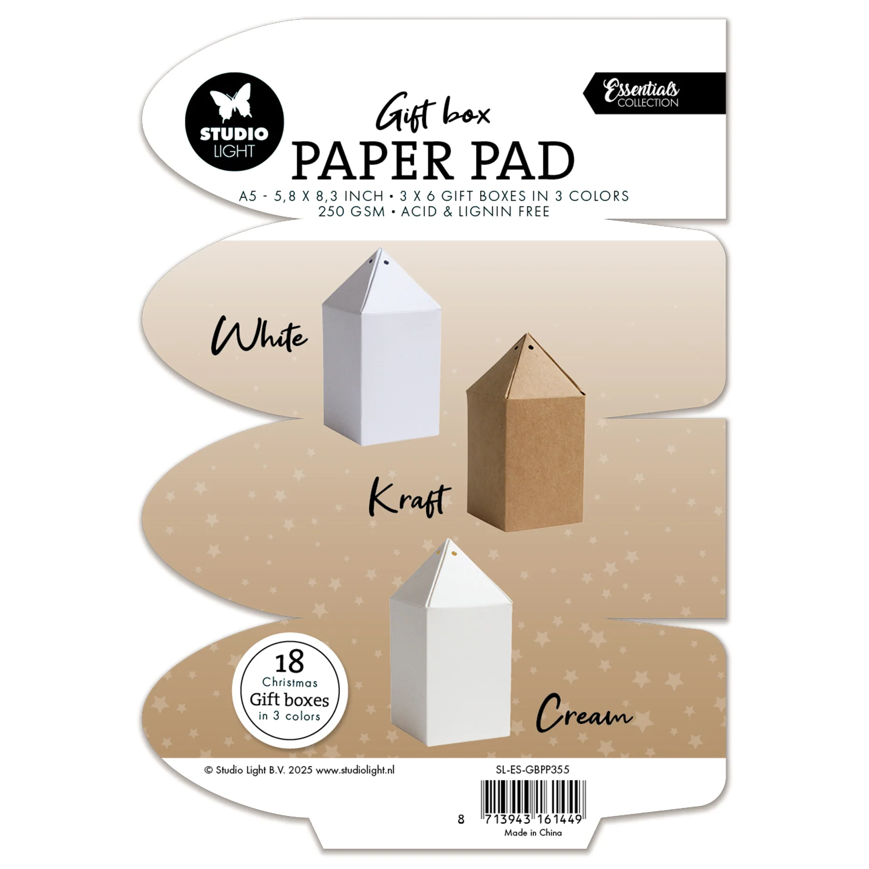 Studio Light Essentials Giftbox Paper Pad Giftbox - Image 3
