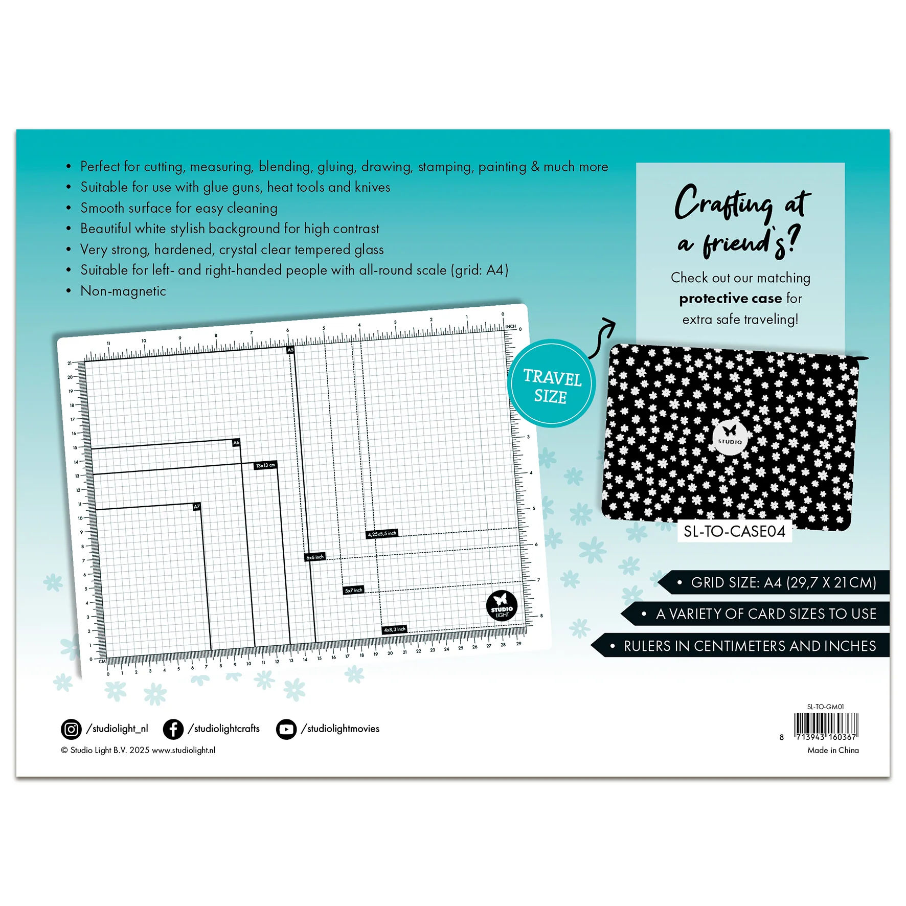 Studio Light Essentials Glass Mat A4, Non-magnetic - Image 2