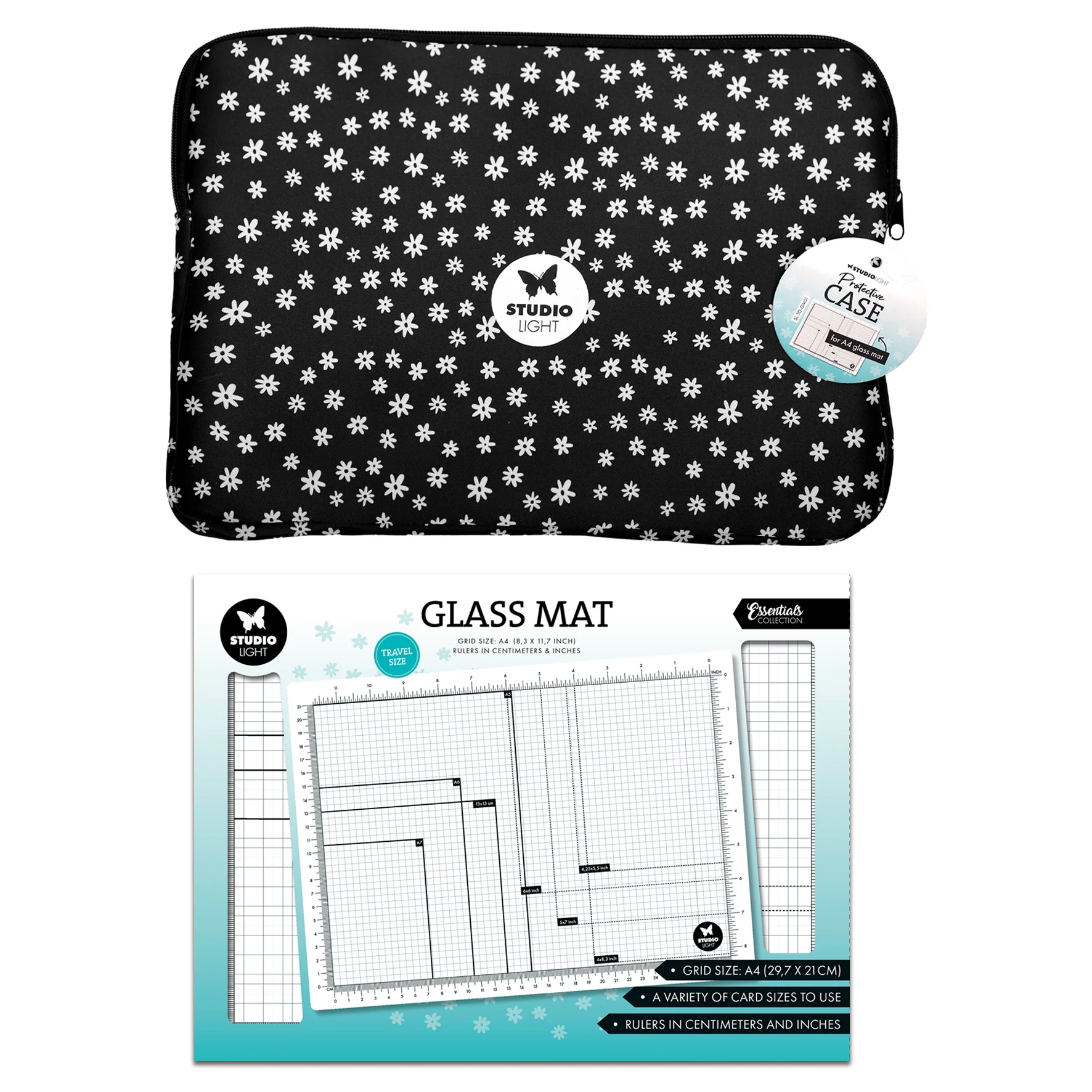 Studio Light Essentials Glass Mat A4 & Storage Case - Image 2