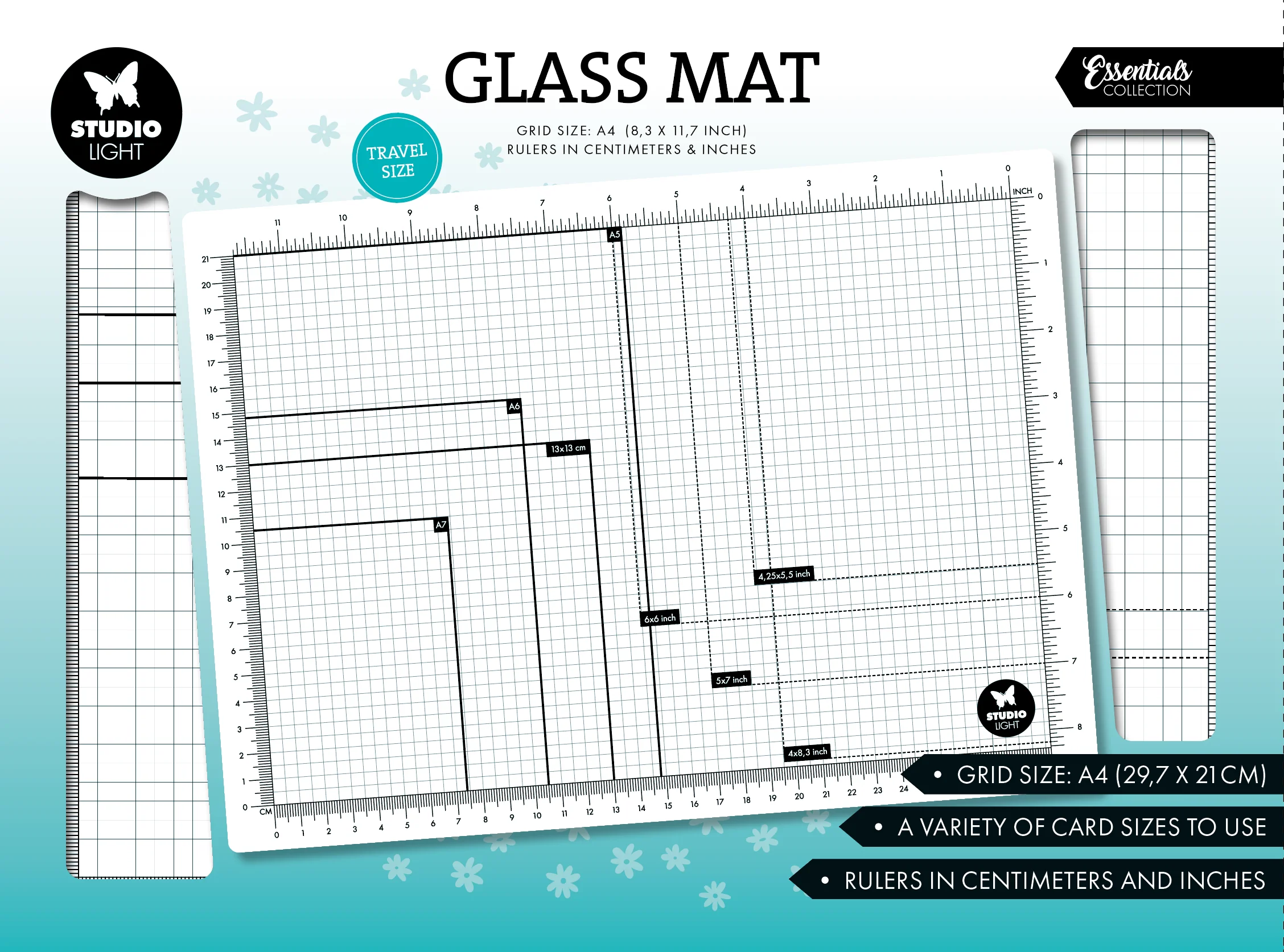 Studio Light Essentials Glass Mat A4 & Storage Case - Image 3
