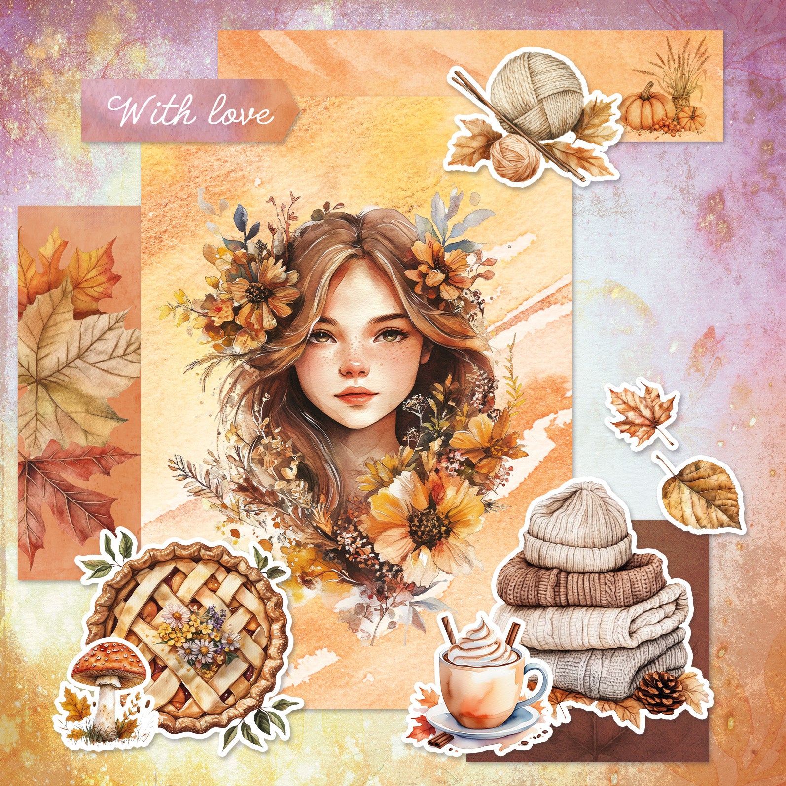 Studio Light Essentials Mixed Paper Pad - Cozy Autumn - Image 2