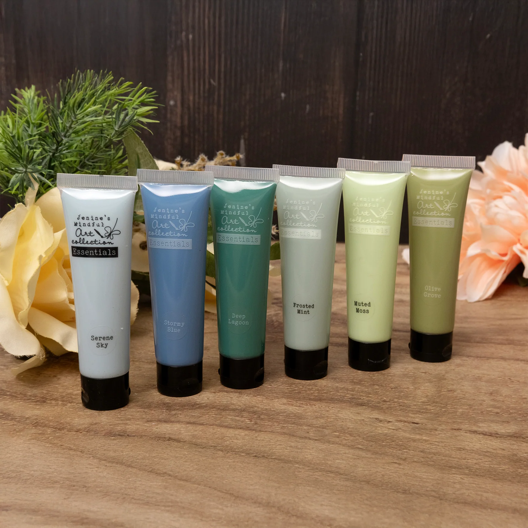 Studio Light Jenine's Mindful Art Acrylic Paint Mist & Moss - Image 2