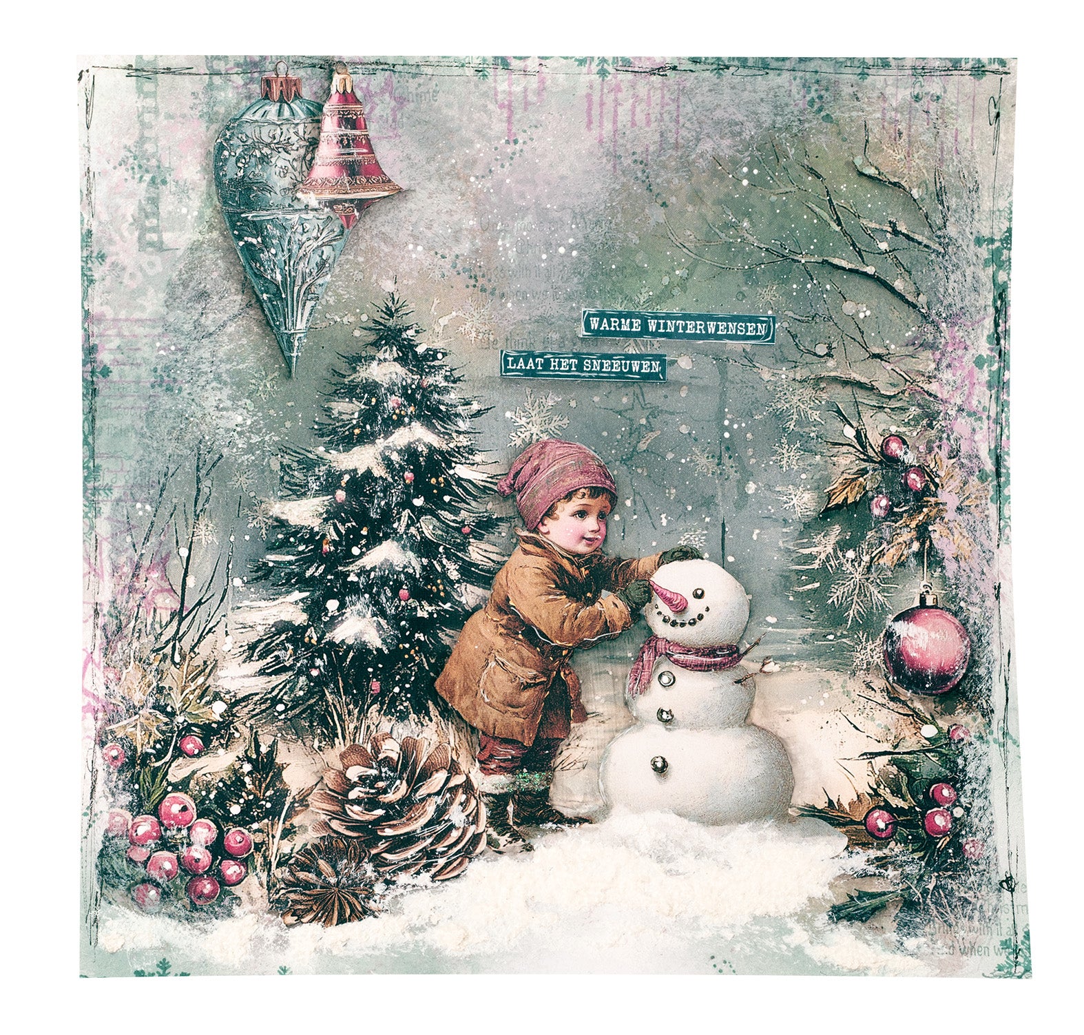 Studio Light Jenine's Mindful Art Christmas Blush Paper Pad Bundle - Image 10