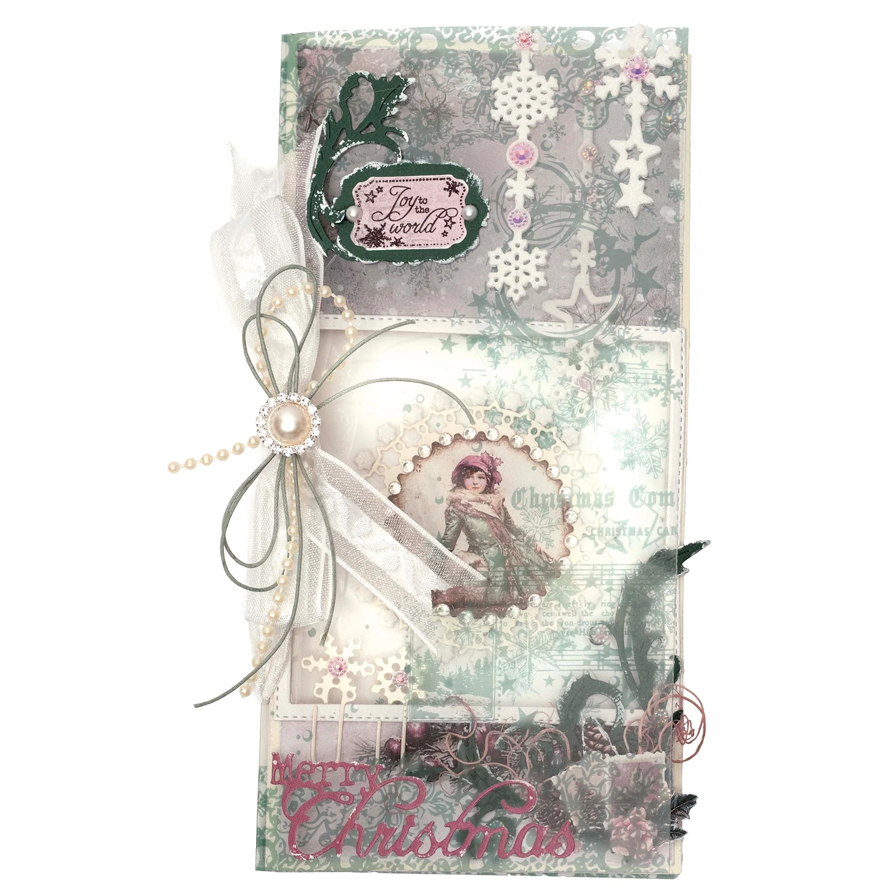 Studio Light Jenine's Mindful Art Christmas Blush - Stamp and Cutting Die Star ATC - Image 5