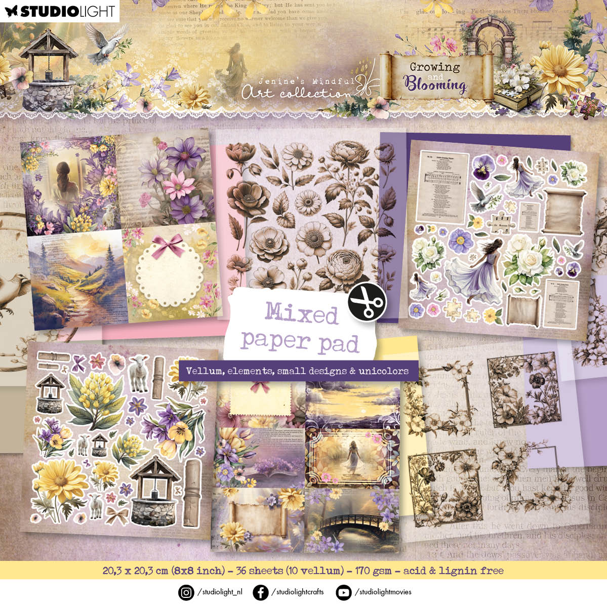 Studio Light Jenine's Mindful Art - Growing & Blooming Complete Collection - Image 5