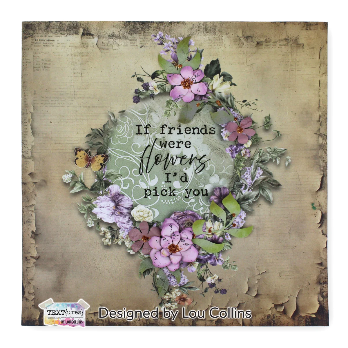 TEXT{ures} Beneath the Brambles 6in x 8in Rub-On Transfer Set - Image 3