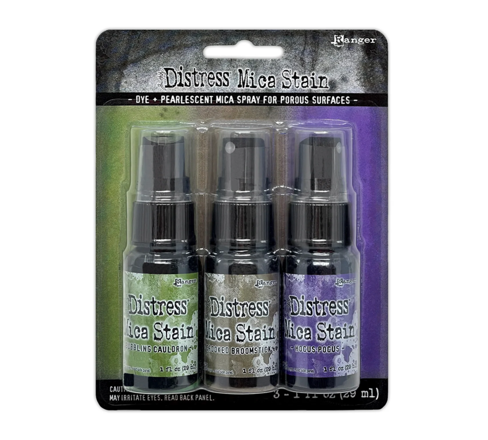 Tim Holtz Distress Mica Stain Halloween Set 2 (3x1 fl oz)