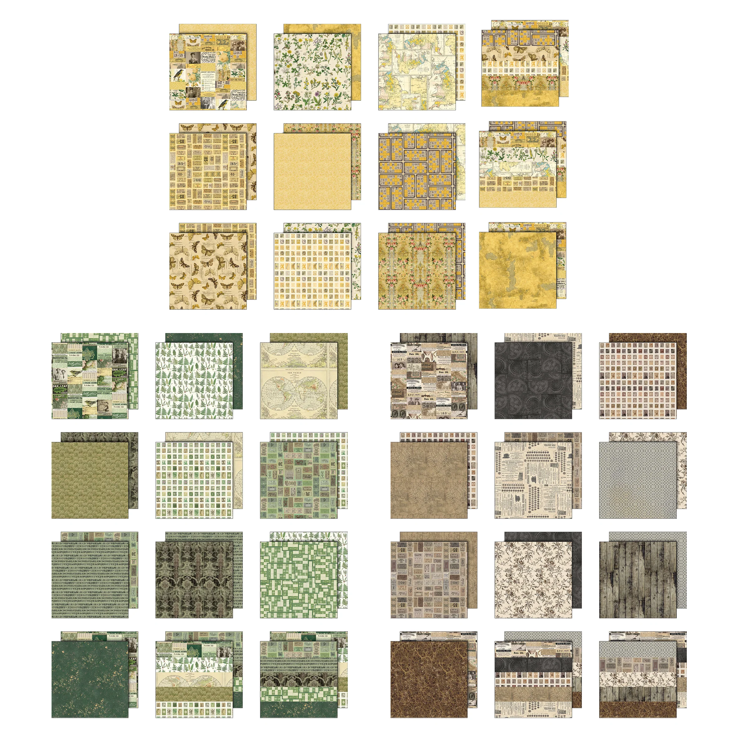 Tim Holtz idea-ology 8 x 8 Palette Paper Collection March 2026 - Image 2