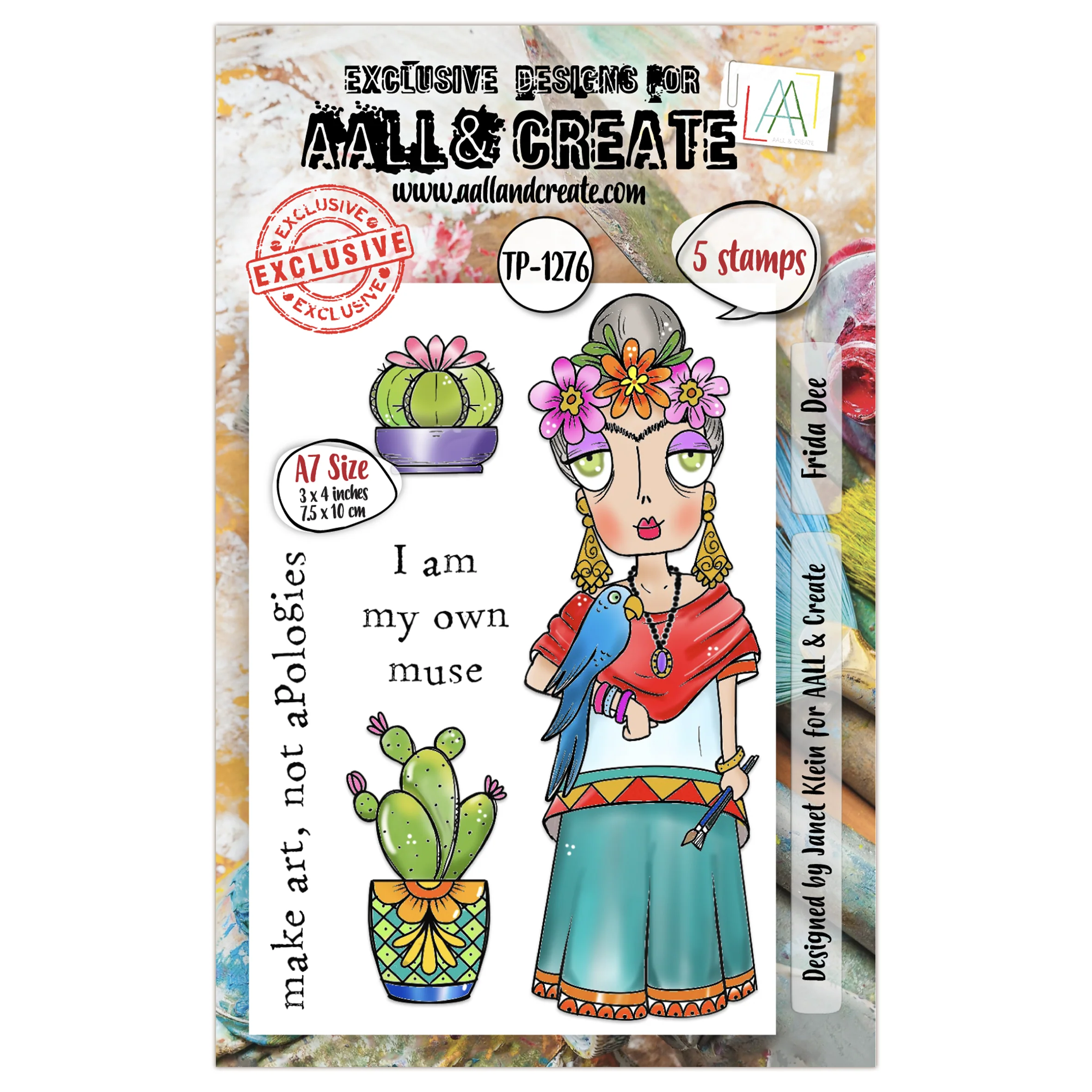 #TP-1276 - A7 Stamp Set - Frida Dee