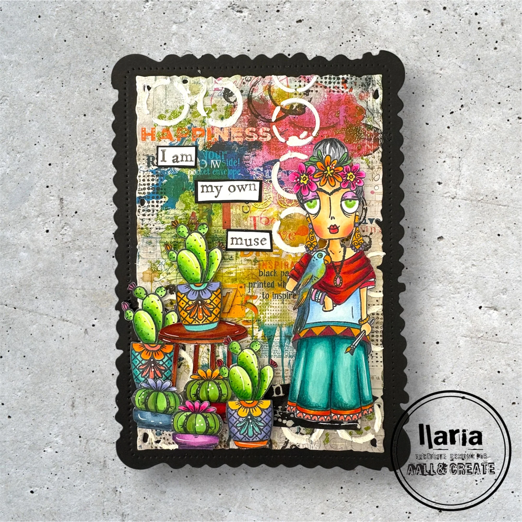#TP-1276 - A7 Stamp Set - Frida Dee - Image 2