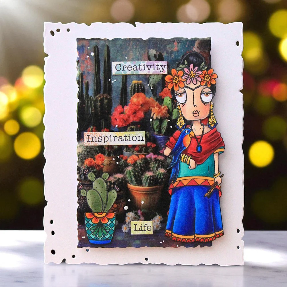 #TP-1276 - A7 Stamp Set - Frida Dee - Image 9