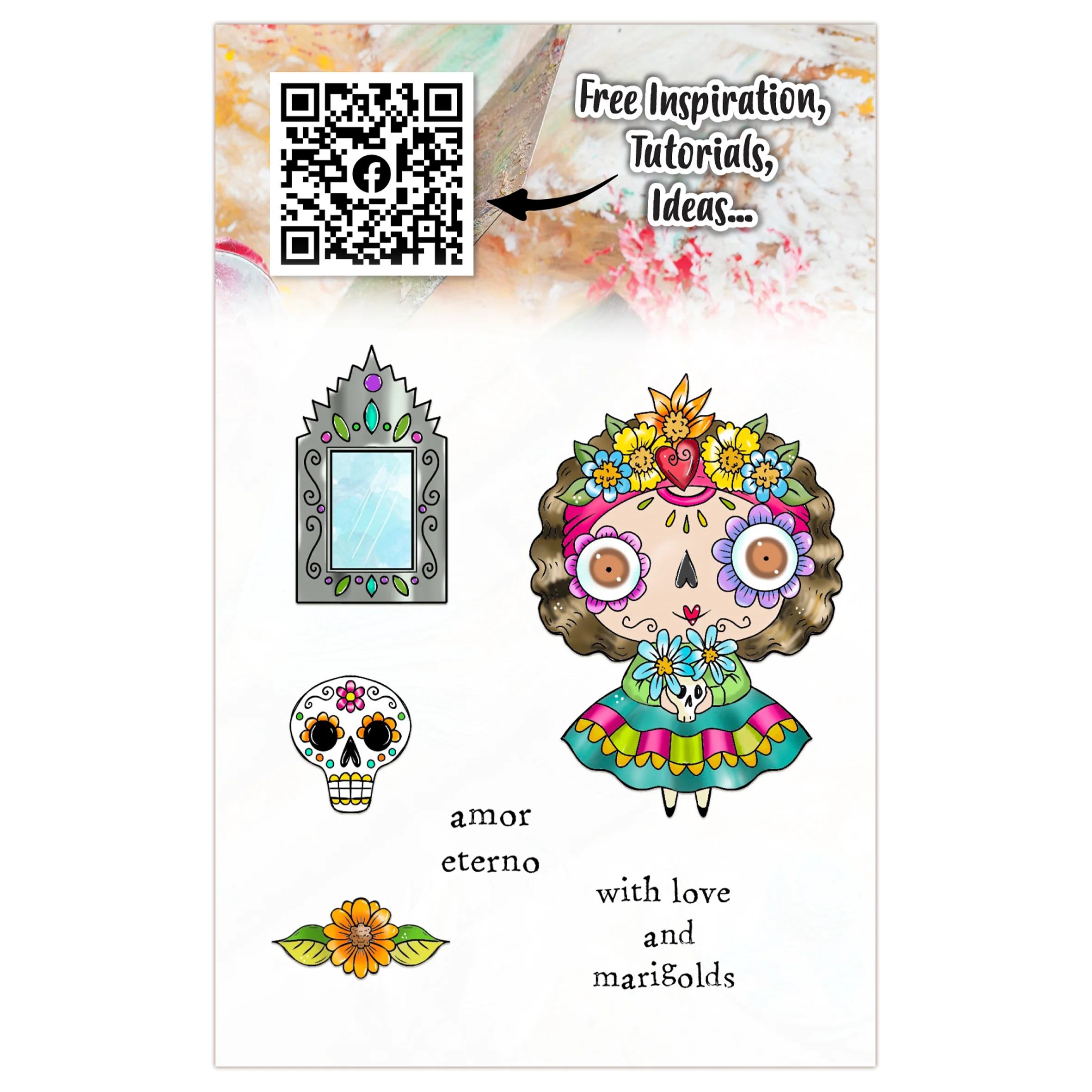 #TP-1291 - A7 Stamp Set - Marigold - Image 8