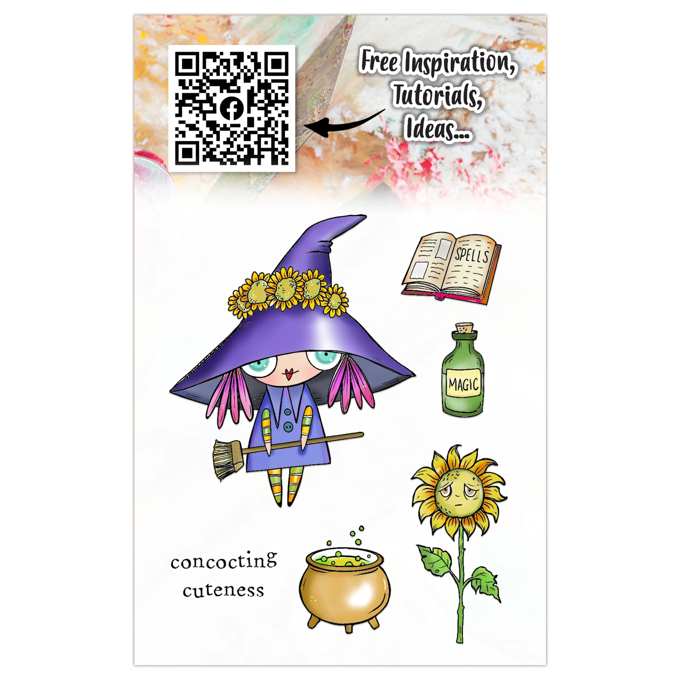#TP-1297 - A7 Stamp Set - Wee Witch - Image 19