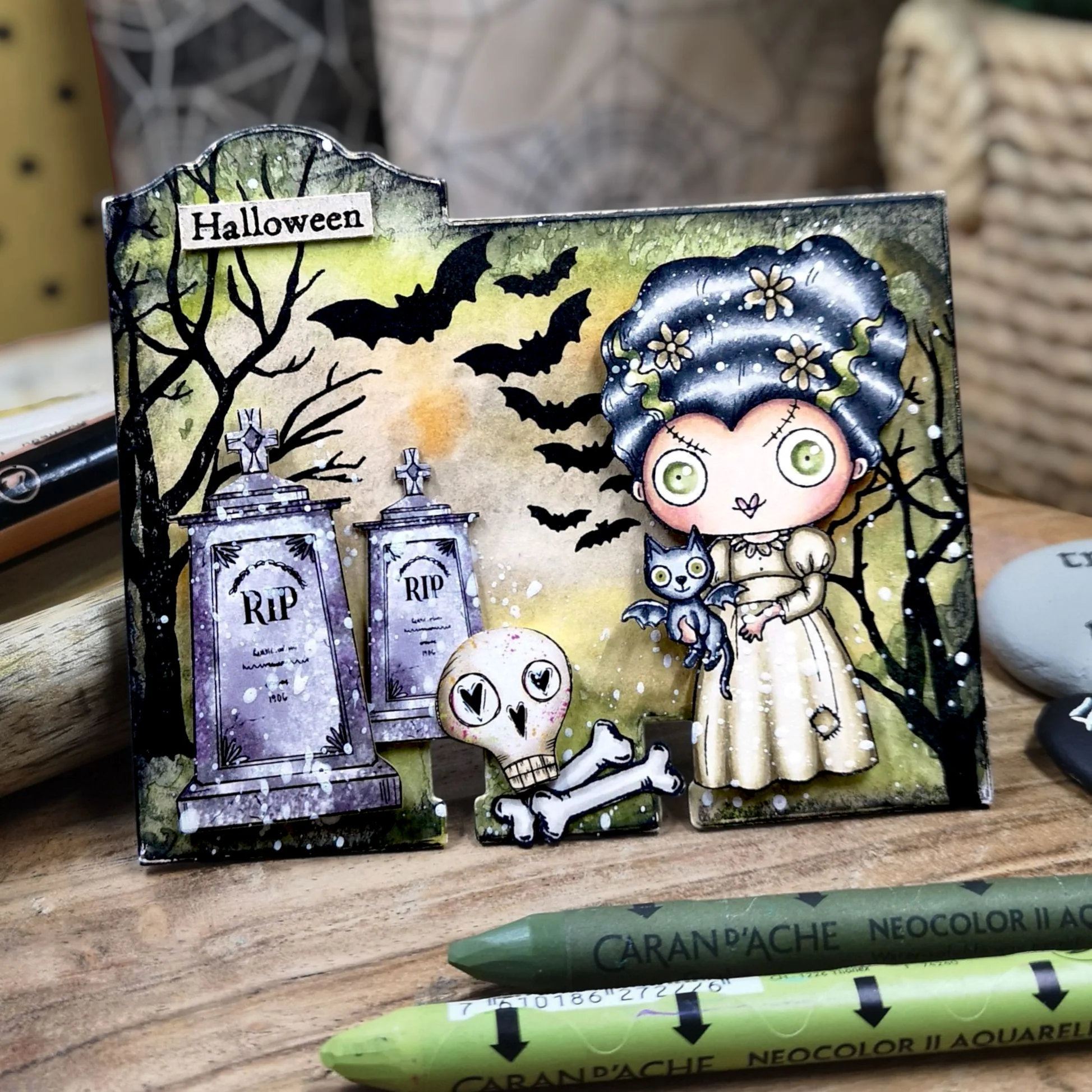 #TP-1300 - A7 Stamp Set - Frankie’s Bride - Image 2