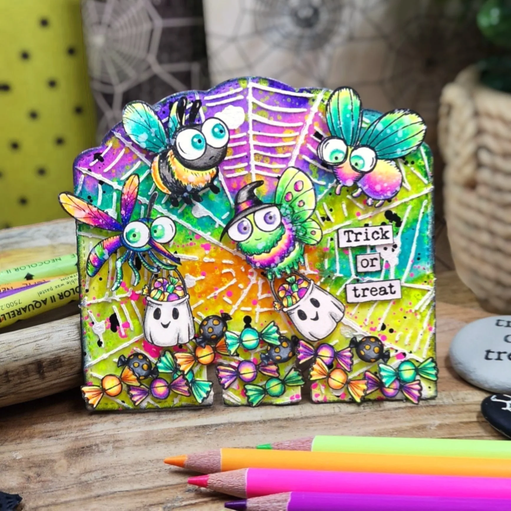 TP-1301 - A7 Stamp Set - Creepy Crawlies - Image 2