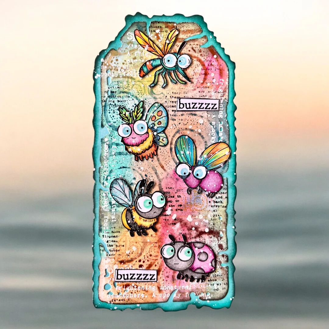 TP-1301 - A7 Stamp Set - Creepy Crawlies - Image 3