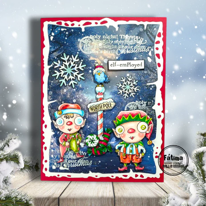 #TP-1313 - A7 Stamp Set - The North Pole - Image 3