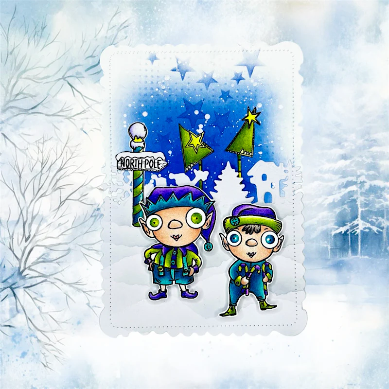 #TP-1316 - A7 Stamp Set - Holiday House - Image 17