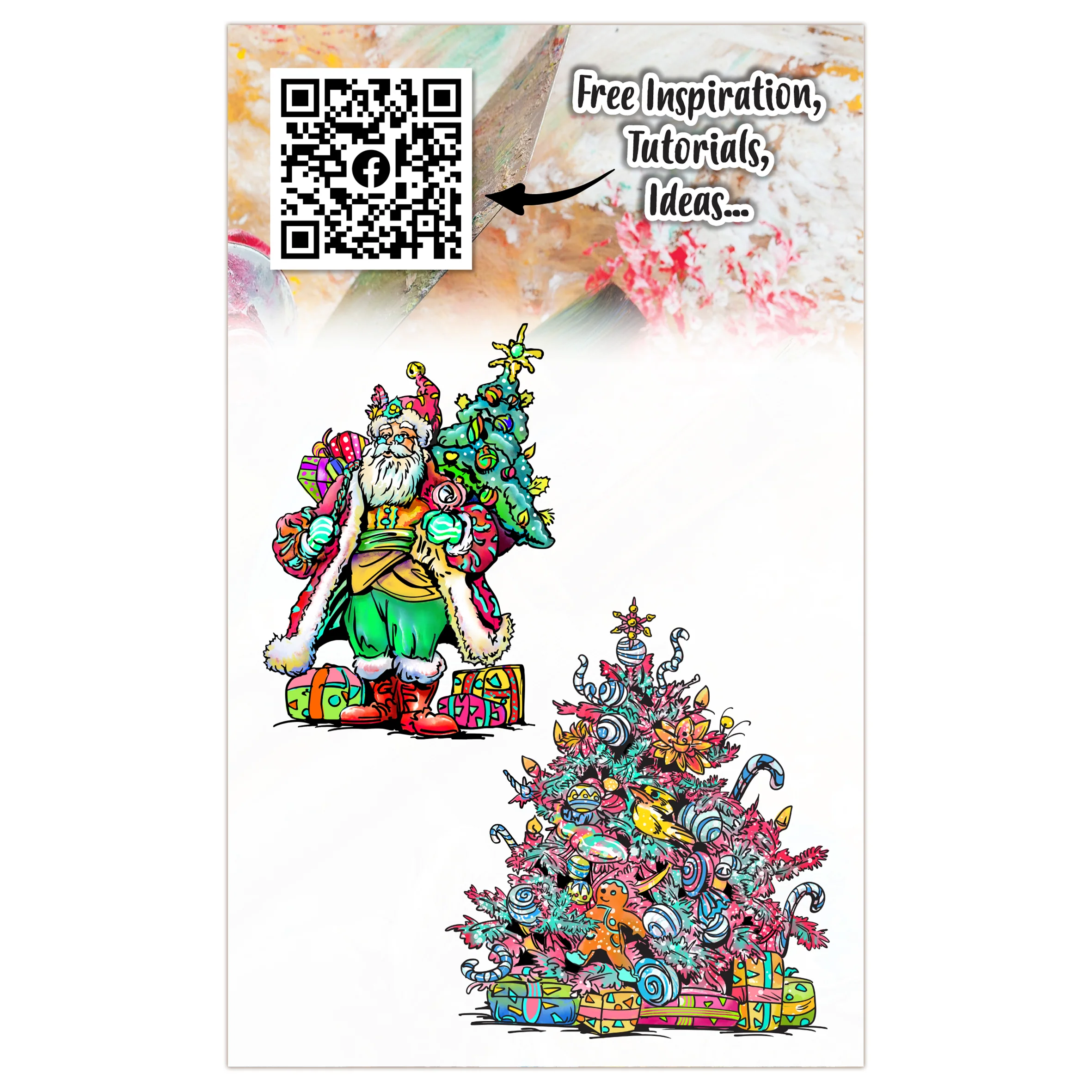 #TP-1322 - A6 Stamp Set - Candy Tinsel - Image 6