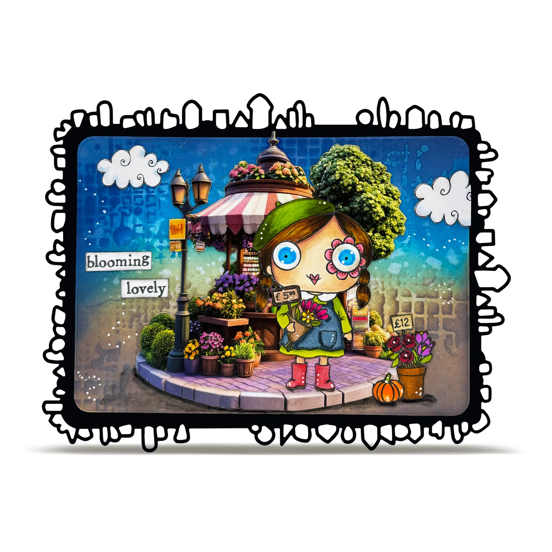 TP-1323 - A7 Stamp Set - Camden Flower Market - Image 6