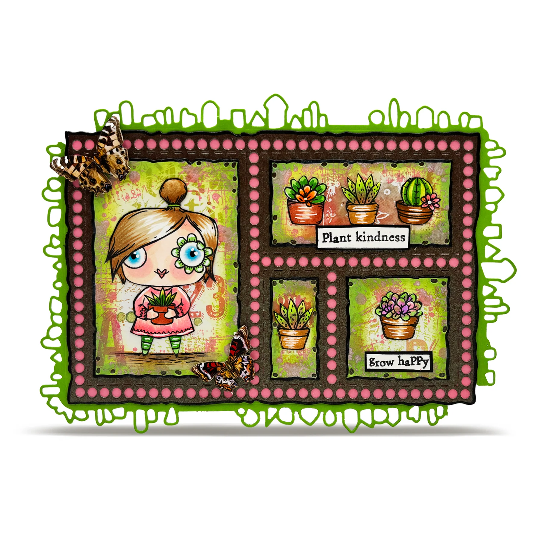 TP-1360 - A7 Stamp Sets - Plant Hugs - Image 2