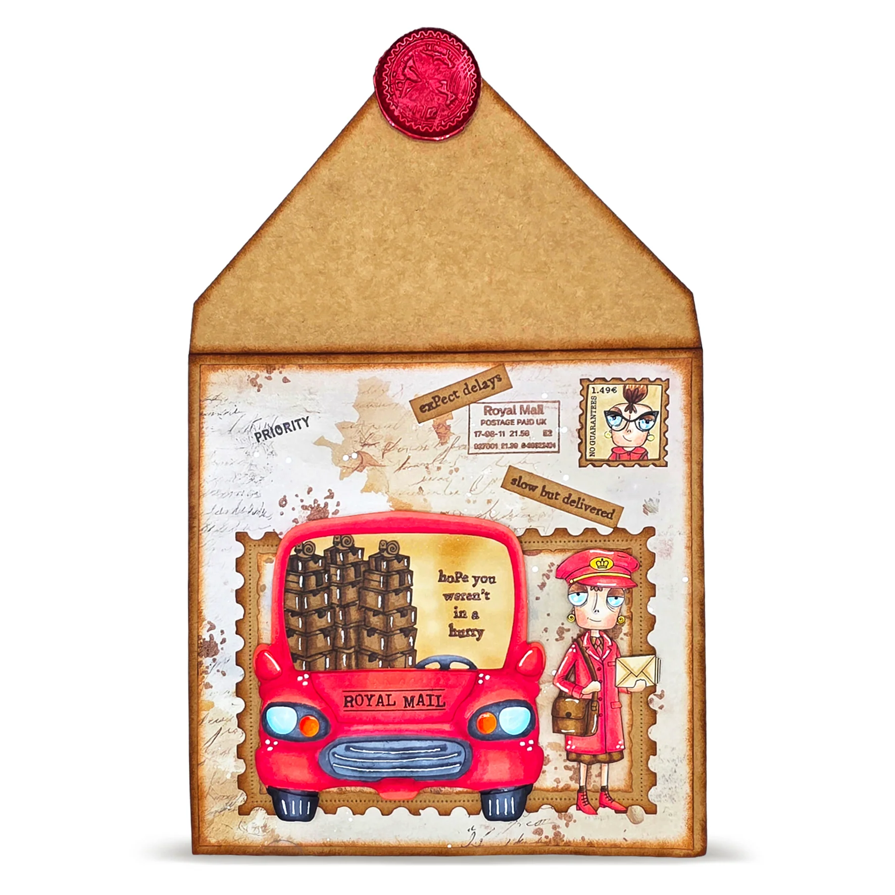 TP-1380 - A7 Stamp Sets - Postal Bits - Image 3