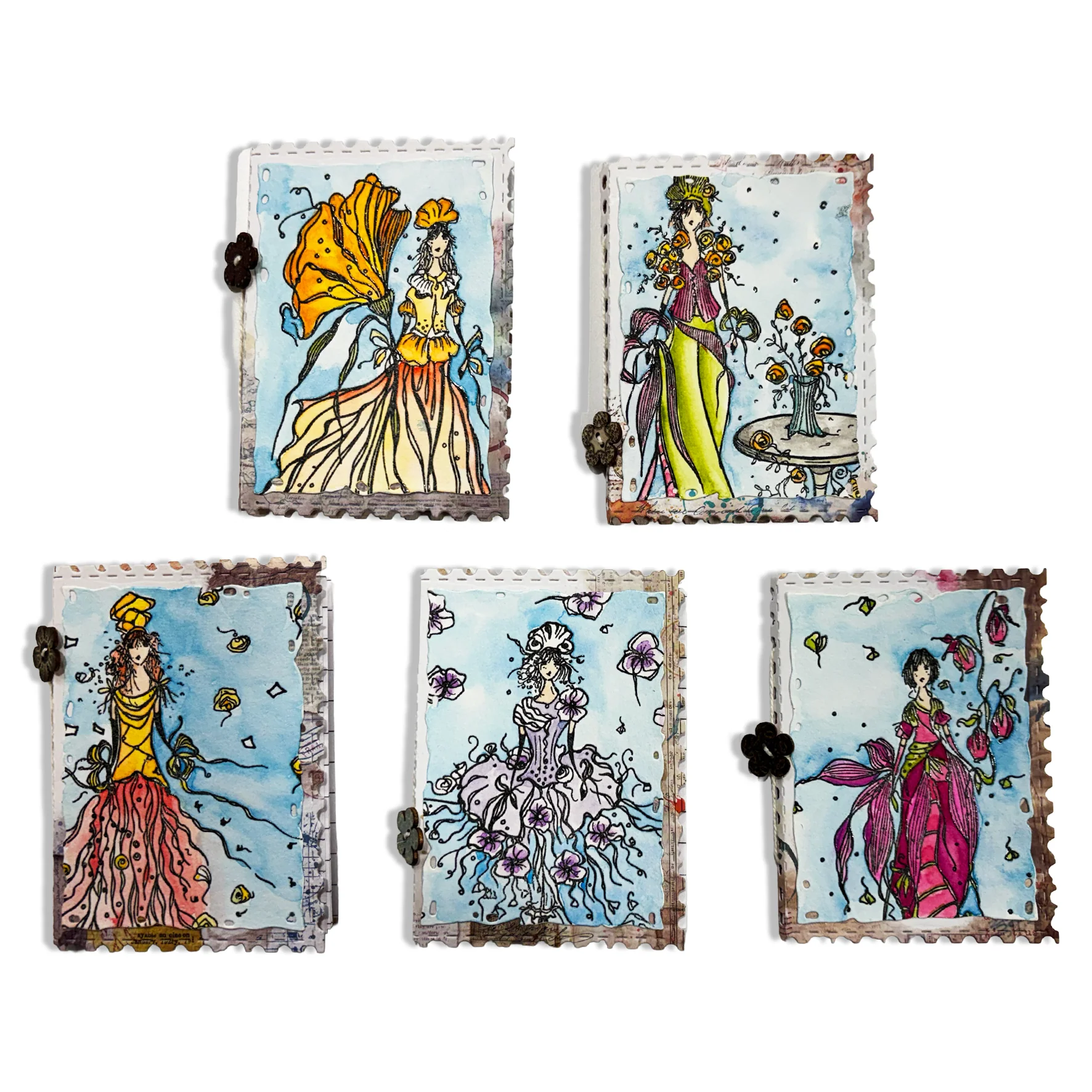 TP-1400 - A6 Stamp Sets - Pirouette of Petals - Image 10