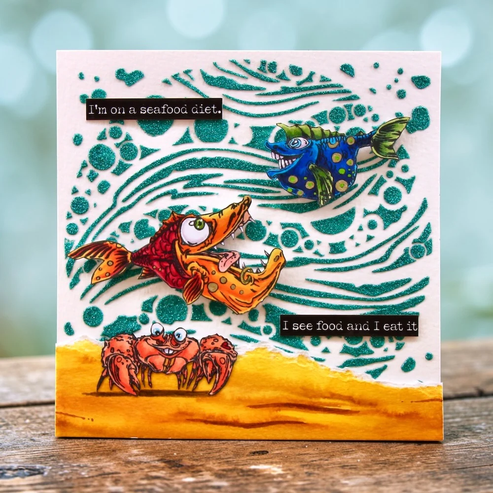 TP-1408 - A6 Stamp Sets - Crabsolutely Not - Image 3