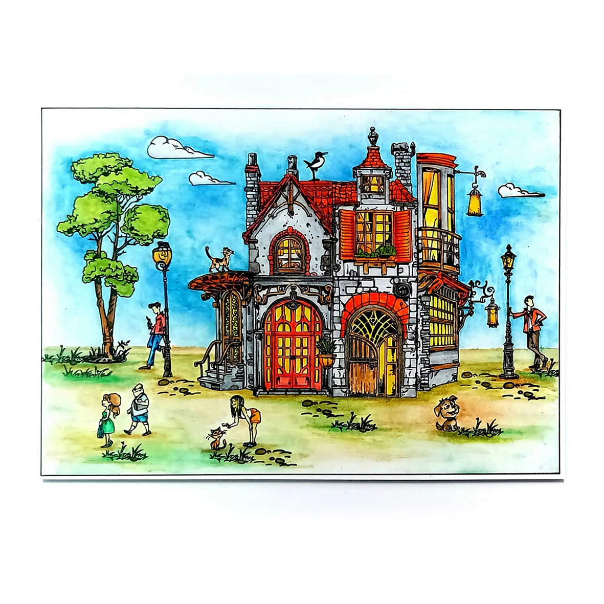 TP-1473 - A5 Stamp Set - Sidewalk Stories - Image 3