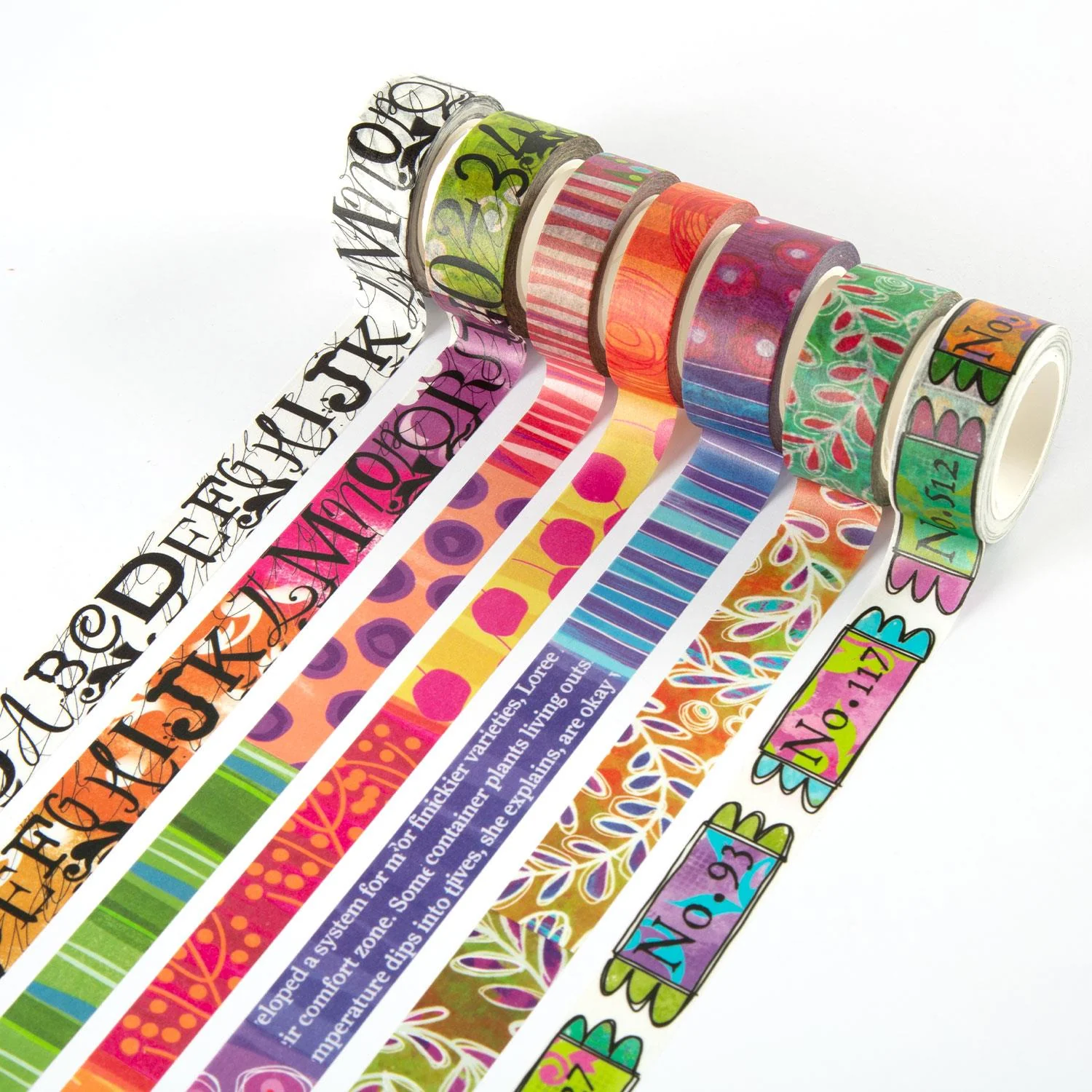 Washi tapes - Janet Klein June 2023 #57 - #58 - #60 - #61 - #62 - #63 - #67
