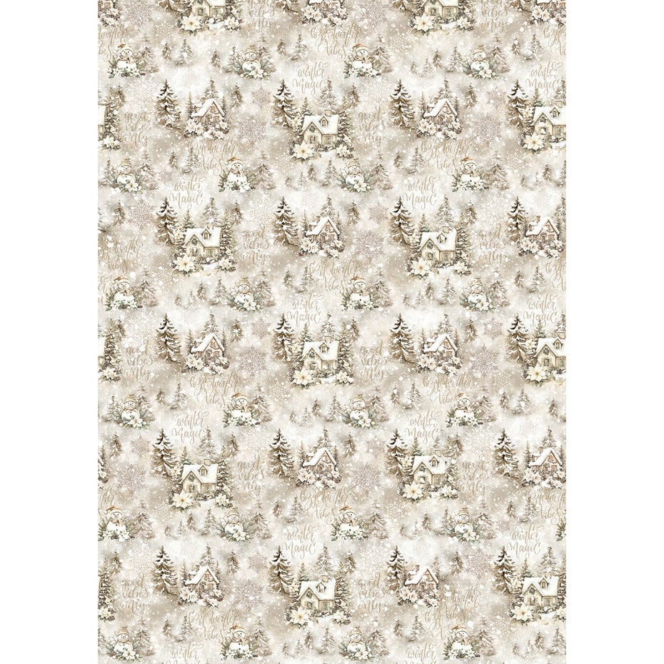 Ciao Bella Winter Season A5 Rice Paper Mixed (8pcs) - Image 6
