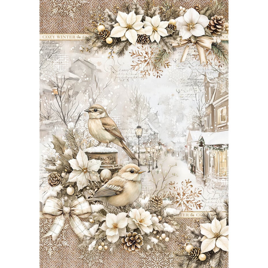 Ciao Bella Winter Season A5 Rice Paper Mixed (8pcs) - Image 7